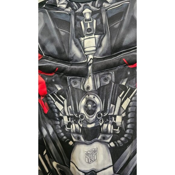 Boys Transformers Autobot Hot Rod Muscle Costume JUMPSUIT ONLY Halloween Kids - Picture 9 of 11
